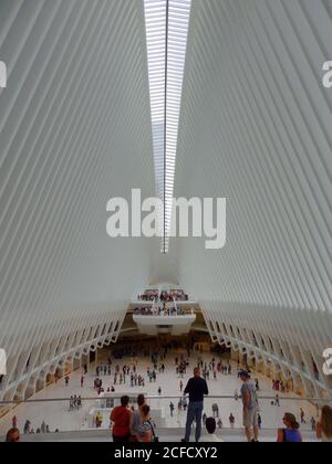 Westfield World Trade Center, New York City, Stati Uniti Foto Stock