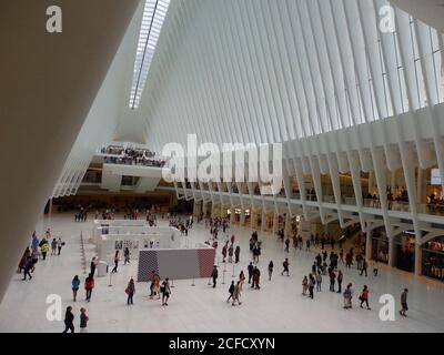 Westfield World Trade Center, New York City, Stati Uniti Foto Stock