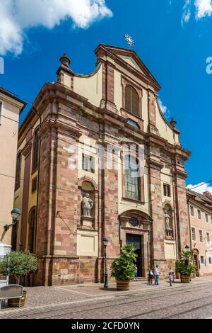 Università, Università Albert Ludwigs, Friburgo, Freiburg im Breisgau, Baden-Württemberg, Germania, Europa Foto Stock