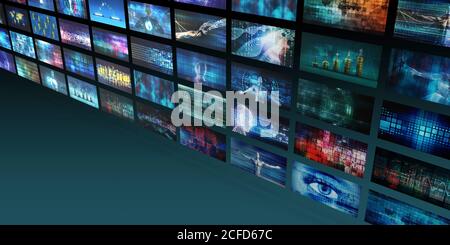 La tecnologia del futuro e le ultime nuove idee in Tech Foto Stock