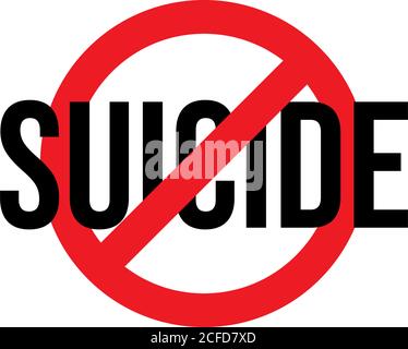 Giornata mondiale della prevenzione del suicidio (settembre 10) concetto di design. Illustrazione vettoriale a colori per il Web e la stampa. Illustrazione Vettoriale