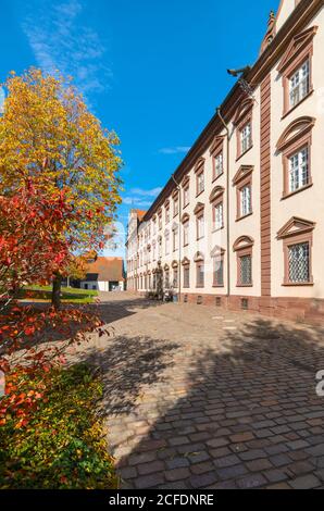 Germania, Baden-Wuerttemberg, Sulz am Neckar, Abbazia di Kirchberg, edificio del convento, lato ovest Foto Stock