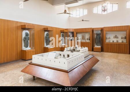 Galleria di Gandhara, antiche collezioni buddiste, Museo Nazionale del Pakistan, Karachi, Sindh, Pakistan, Asia meridionale, Asia Foto Stock