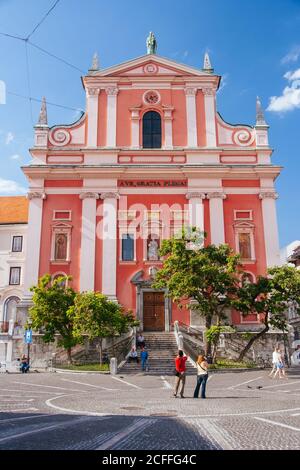 Il Monastero Francescano in Slovenia Foto Stock