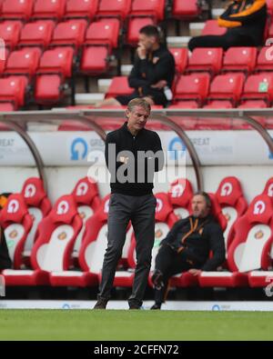 SUNDERLAND, INGHILTERRA. 5 SETTEMBRE il manager del Sunderland Phil Parkinson durante la partita della Carabao Cup tra Sunderland e Hull City allo Stadio di luce di Sunderland. (Credit: Mark Fletcher | MI News) Foto Stock