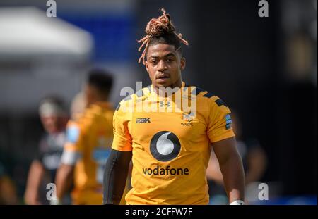 LONDRA, REGNO UNITO. 05 settembre 2020. Paolo Odogwu di Wasps durante il Gallagher Premiership Rugby Match Round 18 tra Saracens vs Wasps ad Allianz Park sabato 05 settembre 2020. LONDRA, INGHILTERRA. Credit: Taka G Wu/Alamy Live News Foto Stock