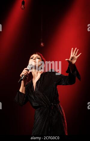 Berna, Svizzera. 04 settembre 2020. La cantante svizzera Francine Jordi ha tenuto un concerto dal vivo a Bierhübeli a Berna. (Photo Credit: Gonzales Photo/Tilman Jentzsch/Alamy Live News Foto Stock