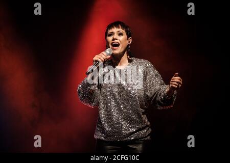 Berna, Svizzera. 04 settembre 2020. La cantante svizzera Francine Jordi ha tenuto un concerto dal vivo a Bierhübeli a Berna. (Photo Credit: Gonzales Photo/Tilman Jentzsch/Alamy Live News Foto Stock