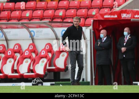 SUNDERLAND, INGHILTERRA. 5 SETTEMBRE il manager del Sunderland Phil Parkinson durante la partita della Carabao Cup tra Sunderland e Hull City allo Stadio di luce di Sunderland. (Credit: Mark Fletcher | MI News) Credit: MI News & Sport /Alamy Live News Foto Stock