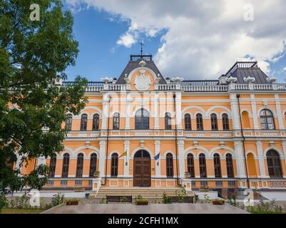 Il Manuc bei Mansion, un complesso architettonico, culturale e storico con museo, cantina e altri edifici situato nella città di Hincesti, Moldova. Manuc Foto Stock