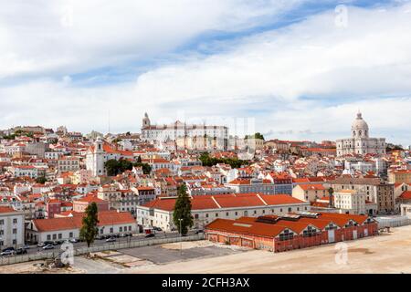 Città di lisbona portogallo europa Lisbona è una delle città più antiche del mondo, e la seconda capitale europea più antica (dopo Atene) Foto Stock