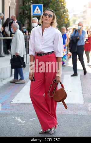 Venezia, Italia. 05 settembre 2020. Anna Foglietta, 77° Festival del Cinema di Venezia a Venezia il 05 settembre 2020. Foto di Ron Crusow Credit: Imagespace/Alamy Live News Foto Stock