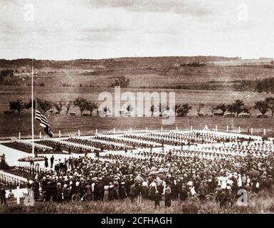 La battaglia di Belleau Wood durante la prima guerra mondiale Foto Stock