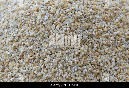 Cereali groats tessitura. Cibo biologico naturale non cotti Foto Stock