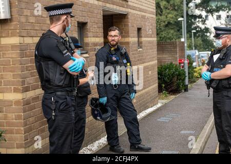 Brentwood Essex 5 settembre 2020 seguito di un raid di droga da parte della polizia Essex a Brentwood Essex Credit: Ian Davidson/Alamy Live News Foto Stock