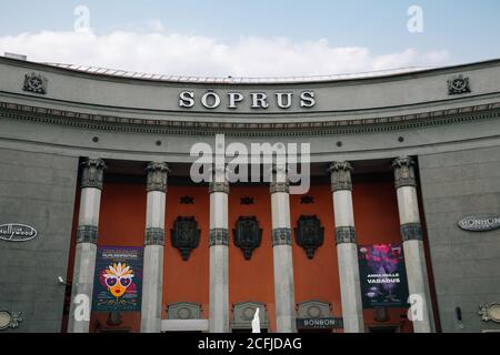 Tallinn, Estonia - 16 agosto 2019 : Città Vecchia Soprus Cinema Foto Stock