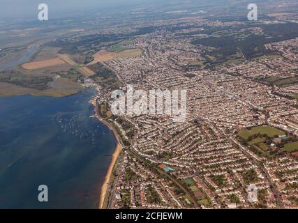 Vista aerea di Leigh on Sea a Essex, Regno Unito Foto Stock