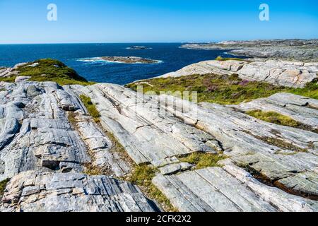 Da Øygarden, alcune isole sulla costa occidentale della Norvegia Foto Stock