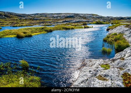 Da Øygarden, alcune isole sulla costa occidentale della Norvegia Foto Stock