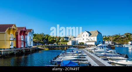 Da Øygarden, alcune isole sulla costa occidentale della Norvegia Foto Stock