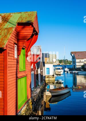 Da Øygarden, alcune isole sulla costa occidentale della Norvegia Foto Stock