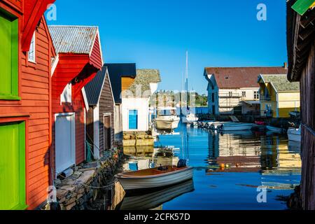 Da Øygarden, alcune isole sulla costa occidentale della Norvegia Foto Stock