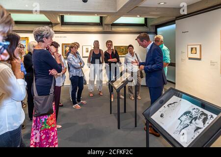 Arte e cucina - Mostra d'arte interpretata culinaria nel Cnemens Sels Museum Neuss, Germania Foto Stock