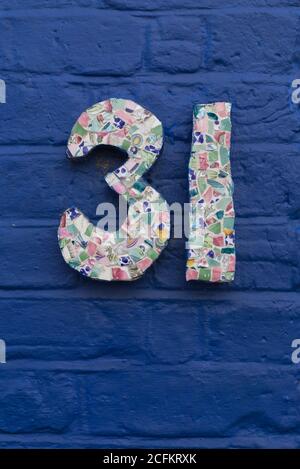 Notting Hill, quartiere benestante di West London, Royal Borough di Kensington e Chelsea Foto Stock