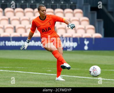 Londra, Regno Unito. 01 Feb 2018. LONDRA, INGHILTERRA - SETTEMBRE 06: Becky Spencer di Tottenham Hotspur Womenduring Barclays fa Super League delle Donne tra Tottenham Hotspur e West Ham United all'Hive Stadium, Londra, UK il 06 settembre 2020 Credit: Action Foto Sport/Alamy Live News Foto Stock