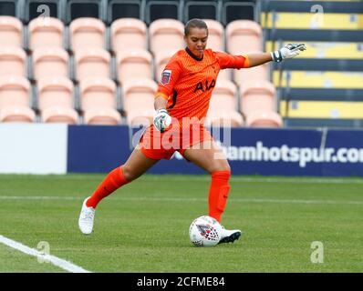 Londra, Regno Unito. 01 Feb 2018. LONDRA, INGHILTERRA - SETTEMBRE 06: Becky Spencer di Tottenham Hotspur Womenduring Barclays fa Super League delle Donne tra Tottenham Hotspur e West Ham United all'Hive Stadium, Londra, UK il 06 settembre 2020 Credit: Action Foto Sport/Alamy Live News Foto Stock