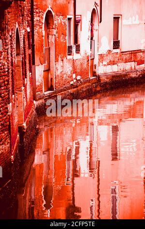 Sanguinante Venezia. Sogno da incubo. Foto Stock