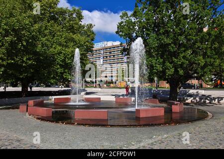 La fontana di Hannover, Germania Foto Stock