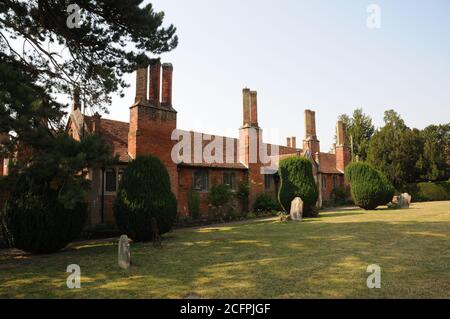 Ospedale di Santo e della Beata Trinità, Long Melford, Suffolk Foto Stock