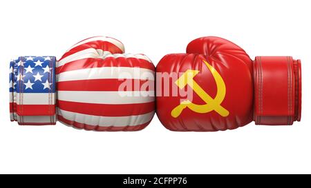 Russia bandiera nazionale auto guantoni da boxe portachiavi Mini
