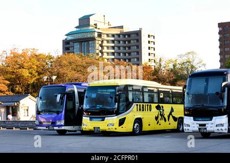 Tour in pullman in Giappone Foto Stock