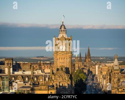 The Balmoral, Clock Tower, Hotel, Edimburgo, Scozia, Regno Unito, GB. Foto Stock