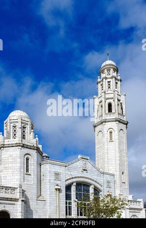 Fairhaven United Reformed Church - la Chiesa Bianca, Fairhaven, Lytham St. Annes, Lancashire Foto Stock