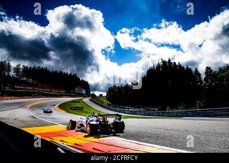 GASLY Pierre (fra), Scuderia AlphaTauri Honda AT01, azione durante la Formula 1 Rolex Belgian Grand Prix 2020, dal 28 al 30 agosto 2020 sul circuito di Spa-Francorchamps, a Stavelot, vicino LiËge, Belgio - Foto Florent Gooden / DPPI Credit: LM/DPPI/DPPI/Florent Gooden/Alamy Live News Foto Stock