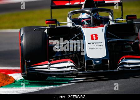 08 GROSJEAN Romain (fra), Haas F1 Team VF-20 Ferrari, in azione durante la Formula 1 Gran Premio Heineken D'italia 2020, 2020 Gran Premio d'Italia, da se Foto Stock