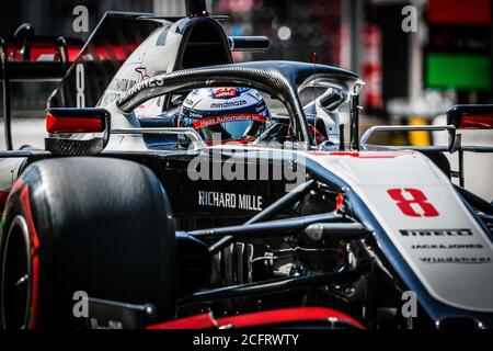 08 GROSJEAN Romain (fra), Haas F1 Team VF-20 Ferrari, in azione durante la Formula 1 Gran Premio Heineken D'italia 2020, 2020 Gran Premio d'Italia, da se Foto Stock