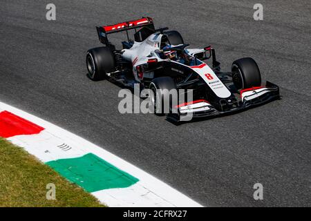 08 GROSJEAN Romain (fra), Haas F1 Team VF-20 Ferrari, in azione durante la Formula 1 Gran Premio Heineken D'italia 2020, 2020 Gran Premio d'Italia, da se Foto Stock