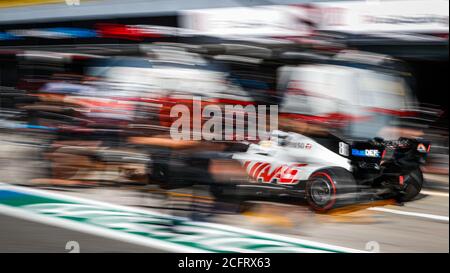 08 GROSJEAN Romain (fra), Haas F1 Team VF-20 Ferrari, in azione durante la Formula 1 Gran Premio Heineken D'italia 2020, 2020 Gran Premio d'Italia, da se Foto Stock