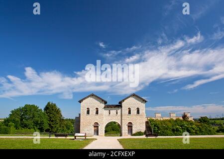 Geografia / viaggio, Germania, Baviera, Weissenburg, gate of the Limes Fort Biriciana, Weissenburg, MidD, Additional-Rights-Clearance-Info-Not-Available Foto Stock