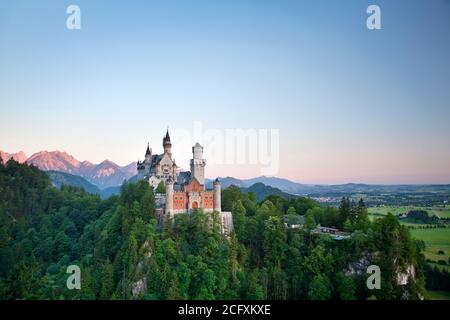 Geografia/viaggio, Germania, Baviera, Schwangau, Reason Neuschwanstein, Schwangau, Near Fuessen, Allgaeu, Additional-Rights-Clearance-Info-Not-Available Foto Stock