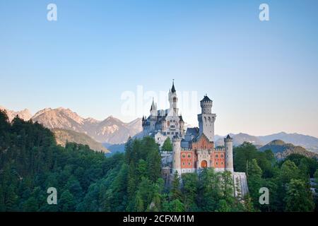 Geografia/viaggio, Germania, Baviera, Schwangau, Reason Neuschwanstein, Schwangau, Near Fuessen, Allgaeu, Additional-Rights-Clearance-Info-Not-Available Foto Stock