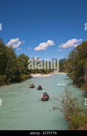 Geografia / viaggio, Germania, Baviera, l'Isar a Mittenwald, alta Baviera, Germania meridionale, diritti aggiuntivi-liquidazione-Info-non-disponibile Foto Stock