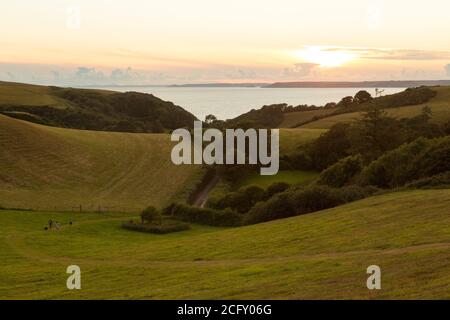 Speranza Cove, Kingsbridge, Devon, Inghilterra, Regno Unito. Foto Stock
