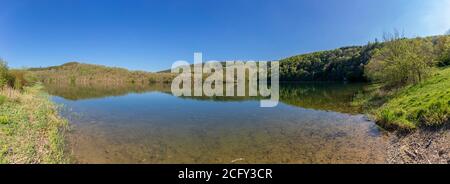 Europa, Lussemburgo, Insenborn, Lac Sure Foto Stock