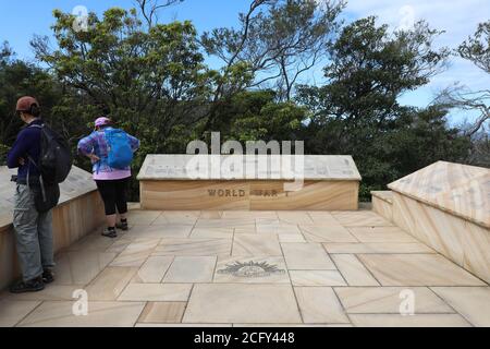 Australia’s Memorial Walk, North Head Sanctuary, Manly, Sydney, NSW, Australia Foto Stock