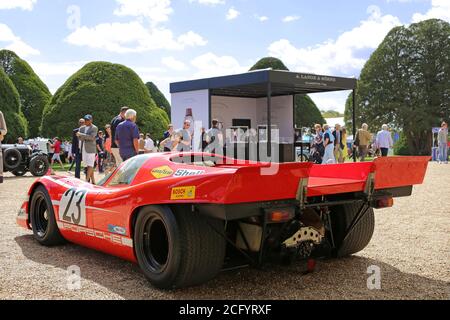 Porsche 917K (1969), vincitore del premio 'Best in Show', Concours of Elegance 2020, Hampton Court Palace, Londra, Regno Unito, Europa Foto Stock